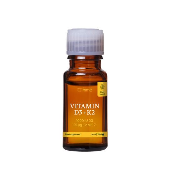 Vitamin D3 + K2  product, drops, mockup