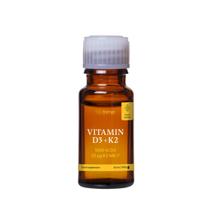 Vitamin D3 + K2  product, drops, mockup
