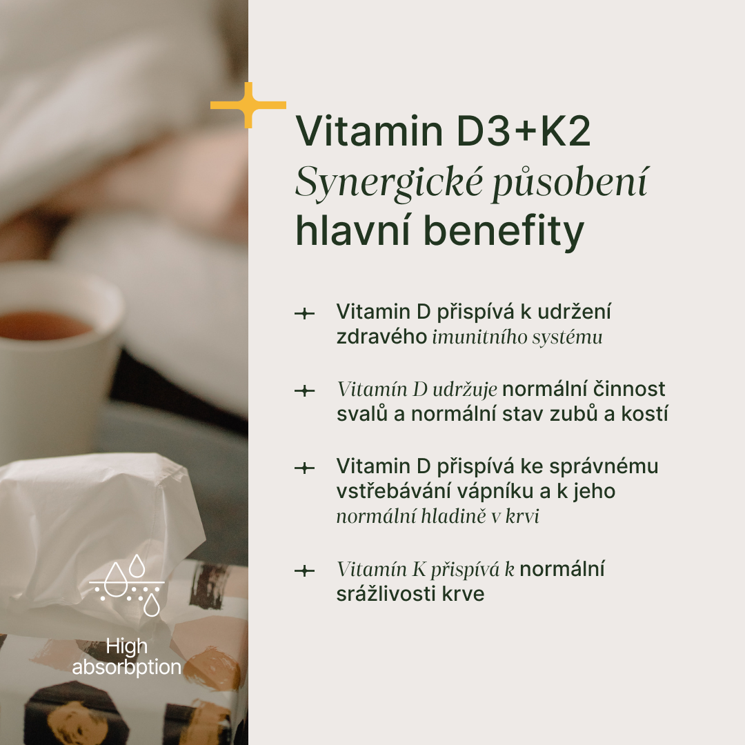 Vitamin D3 + K2  info