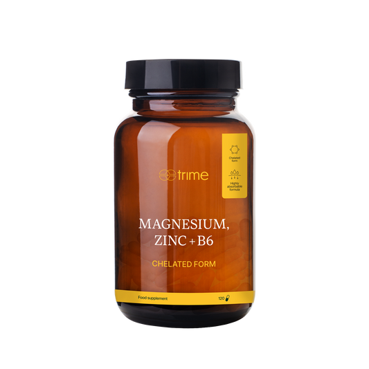 Magnesium, B6, Zinc mockup, product, capsules