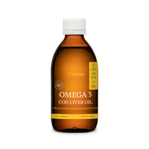 Prémiový olej z tresčích jater s omega-3, polyfenoly a citrusovou příchutí pro zdraví mozku, srdce a zraku