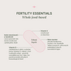 složení fertility essentials